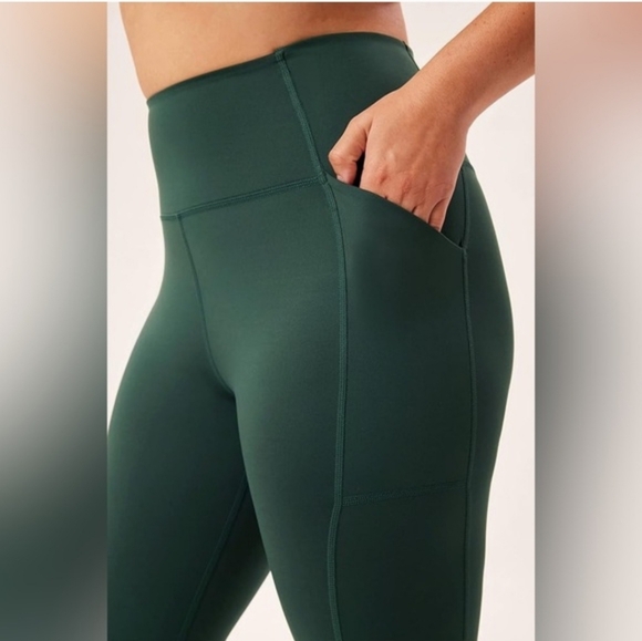 girlfriend collective Pants - NWT Girlfriend Collective Pocket Leggings Green Size XXXL